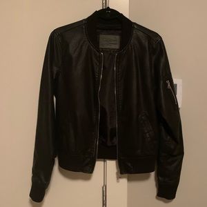 Faux Leather Jacket